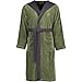 Produktbild Vossen Bademäntel unisex Kapuze Poppy mud green/anthrazit - 0032 XL