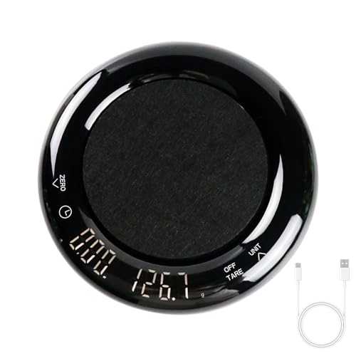 ordinarYone Báscula de café profesional con precisión de 0,1 g y temporizador integrado para goteo de espresso y preparación manual
