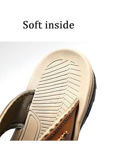 Beach Shoes Men's Protective Toe Flip-flops Summer Fashion Sandals Outdoor Casual Closed Toe Slipper4