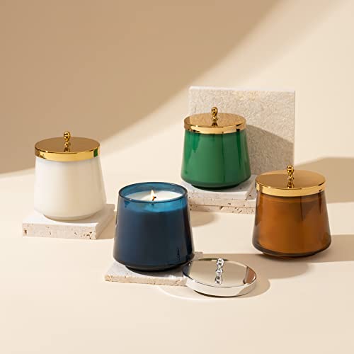 La Jolie Muse Cedar Pachouli Candle, Candles For Home Scented, Cedar Candle For Winter, Green Glass Jar Candles, Holiday Candle Gift, Natural Soy Candles, 75 Hours 12.3 Oz #TOP5