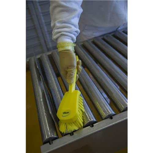 Image of Vikan 41925 Brush,Washing,Stiff,10 inch,PP /PBT,White