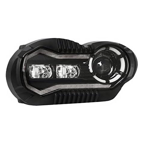 Maxtuned Headlight LED 'New Style' Flashtec Suitable for B*MW R1200 GS Build Date 2004/2005 / 2006/2007 / 2008/2009 / 2010/2011 / 2012 Main Headlight Cover