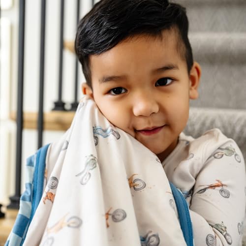 Image of Copper Pearl Jumbo 3-Layer Baby Blanket: Soft Baby Quilts for Boys and Girls | Breathable, Cozy, Toddler Blanket | Baby Quilt for Newborns | 60x72 Premium Material | Ryder