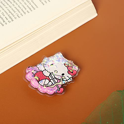 Image of Cute Anime Mobile Holder Grip Stand for Phones Selfie Holder for Smartphones, Designed for Kids and Teens. [ Gel Inside ]-(Model - Kitty on Harp)