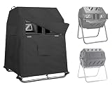 Outdoor Compost Bin Cover,Heavy Duty Waterproof Compost Tumbler Cover,Suitable for 37-43 Gallon Outd
