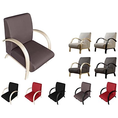 iFlair/MOGCASA Sillón de Design en Lino Lavable Cover