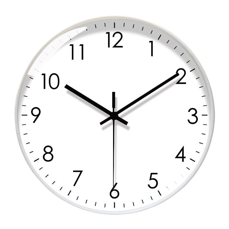 Horloge pour Mur Silencieux Haute Précision Salon et Coucher Moderne