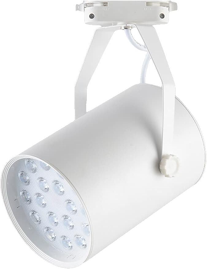 XLHWZS Foco de techo, luz decorativa interior for cuadros, montaje en superficie giratorio ajustable, for sala de estar, galería, pasillo, dormitorio(White)