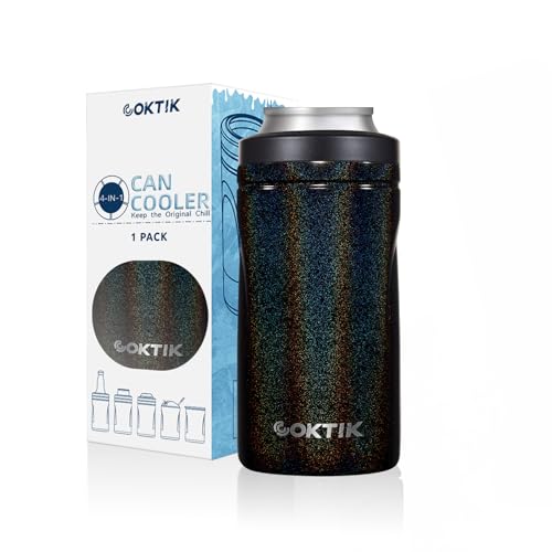 Enfriador de latas contra bebidas tibias: conserva el frío en botes de 12 oz