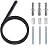 6" Modern House Numbers Floating Stainless Steel Address House Number Anti-Rust House Numbers with Nail Kits for Door Yard…