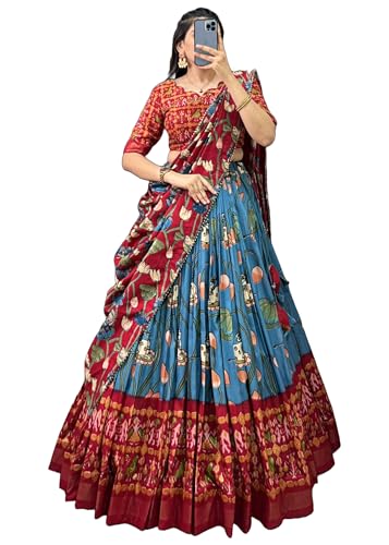 Lehenga de fête en soie Tussar pour tenues de cérémonie et réceptions élégantes Zari