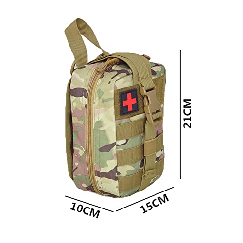 First Aid Kit Outdoor Premium First Aid Box First Aid Bag Home Pharmacy for Home, Car, Travel, Office, Hiking, Camping (Camouflage) - Image 4