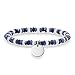Produktbild Thomas Sabo Damen-Armband Love Bridge 925 Sterling Silber blau weiß grau Länge 15.5 cm LBA0023-829-7-L15,5