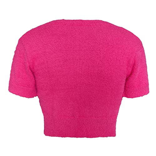 Valentines Sweater Women Y2k Corset Crop Tops Sexy Low Cut V-Neck Short Sleeve Summer Tops Girls Taylor Cardigan4