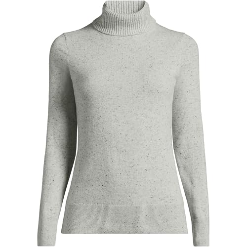 Image of Lands' End Women's Cashmere Turtleneck Sweater
