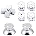 Produktbild WiMas Metal Aluminium Thumbsticks Ersatz-Controller Thumb Grip Stick D-pad Schaltfläche Bullet Tasten Set für PS4 Controller (Sliver)