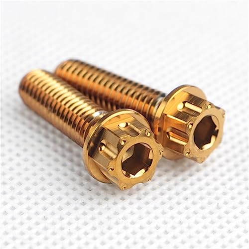 �I�[�g�o�C�p�l�W���i 2 �̃`�^���l�W M6x20mm �{���g�I�[�g�o�C�̑����C���t�@�X�i�[�p(Gold)