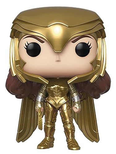 Funko Pop! Movies: Wonder Woman 1984 - Wonder Woman Gold Power (Metallic), Multicolor, (Model: 46658)