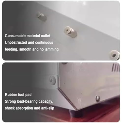 Suszarka z filamentem, 4-szpulowa odwadniacz z termometrem i higrometrem, cyrkulacja gorącego powietrza 360°, regulowana temperatura 0-70℃ dla PLA PETG ABS