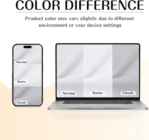 ChrisDowa Grommet Blackout Curtains for Bedroom - Thermal Insulated Room Darkening Curtains for Living Room (1 Panel Set, Greyish White, 52W x 45L) by ChrisDowa - Image 7