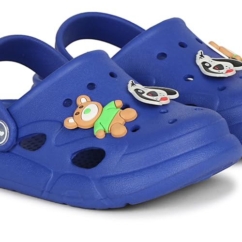 Image of Aqualite Kids Clog Shoes for Boys & Girls /Outdoor Sandals Clogs for Kids, Slingback Clog Shoes, Stylish Clogs for Kids