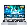 Laptop para Juegos, Computadoras portátiles de 15.6 pulgadas, Procesador N5095, 24GB 1TB SSD, Pantalla FHD 1920 * 1080, Desbloqueo por Huella Dactilar, Teclado Retroiluminado, HDMI, Computadora