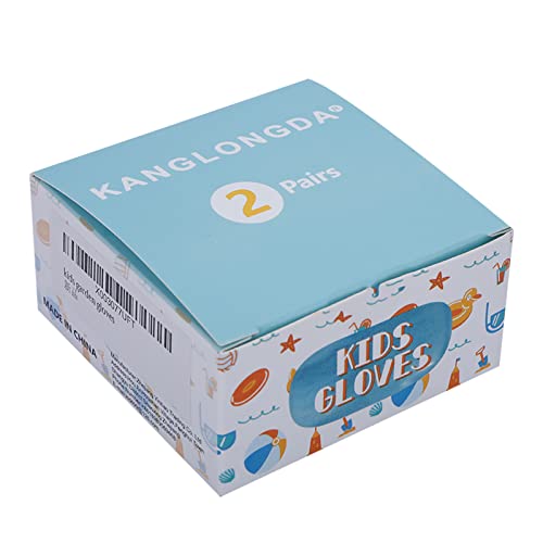 Kanglongda 2 Pairs Age 5-7 Kids Gardening Gloves, En388 2131X Outdoor Protective Work Gloves With Breathable Micro-Foam Coating For Gardening, General Purpose, Courtyard #TOP6