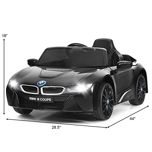 image for Costzon Ride on Car, 12V Battery Powered Electric Vehicle w/ 2 Motors,