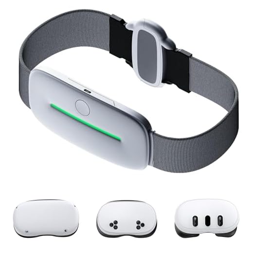 NinxGloy 12000mAh Magnetic Adjustable Battery Belt for Meta Quest 2/3/3S | 20W Fast Charging, Belt Battery for Extended 7H VR Gaming