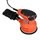 Black+Decker Exzenterschleifer BEW210 (230W, Scheiben-Ø 125 mm, mit integrierter Staubabsaugung, zum Schleifen/Polieren, Klettfix-System, inkl. 1 Schleifpapier K120)