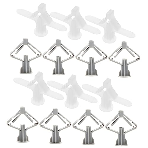 MUCKLILY Drywall Anchor Kit 400pcs Set Heavy Duty Wall Mount Plugs Self-Drilling Drywall Anchors for Gypsum Board Wood Metal