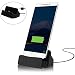 Produktbild MAXKU Typ-C Dockingstation Ladestation (inkl. 1m Kabel) Desktop Dock Halter Ladegerät Ständer mit USB-C Anschluss für Huawei P30 / P30 Pro/SUNSAMG Galaxy S10/SUNSAMG Galaxy S10 Plus, Schwarz