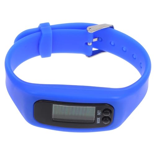 CLISPEED Pulsera Podómetro de Silicona Ligera con Pantalla Visible Contador de...