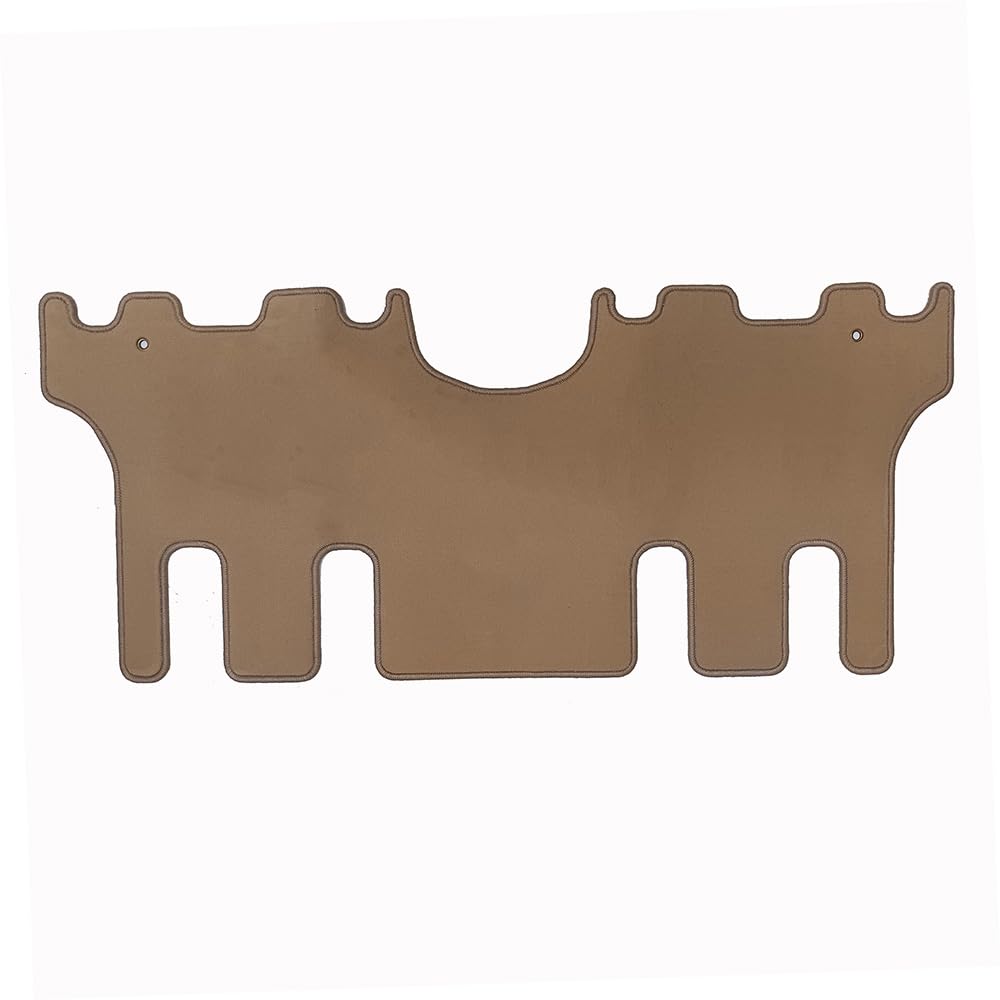 Car Lux AR07151- Alfombras Alfombrillas de moqueta Premium Velour en Color Beige con Logo a Medida para Rodius a Partir de 2005