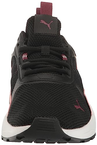 PUMA Womens Anzarun 2.0 Cross Trainer, Womens Black-Future Pink-Dark Jasper, 92