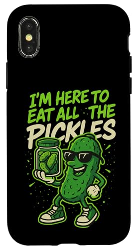 I'm Here to Eat All the Pickles sNXW[ Hʗp X}zP[X iPhone X/XS p