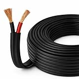 BMF DIRECT Flat Twin 2 Core Cable Pure Copper 12V/24V – Thin Wall Automotive Wire (1.0mm² 16.5A, 10m Coil)