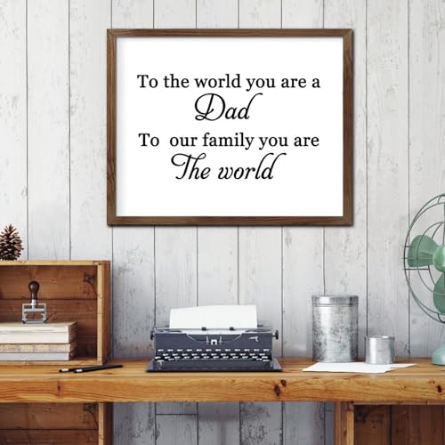 Plaque en bois avec dicton positif 40x50 cm, tableau avec citation pour maison
