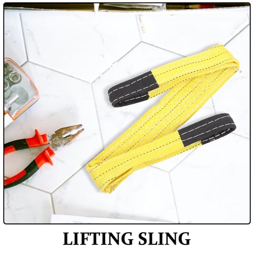 Eslinga de elevación de carga textil UPKOCH 3t de poliéster pack de 2 unidades 7