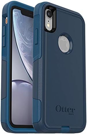 OtterBox iPhone XR Commuter Series Case - BESPOKE WAY (BLAZER BLUE/STORMY SEAS BLUE), Slim & Tough, Pocket-Friendly, with Port Protection