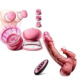 Complete Relaxation Care Toys - Nipple Sex Toy & Thrusting Realistic Dildo Vibrator
