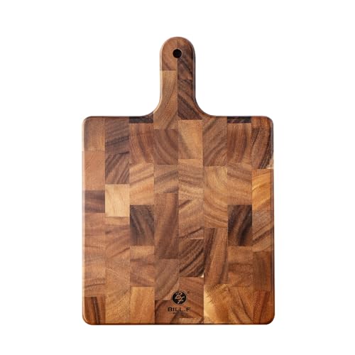 Tabla de cortar rectangular con mango 33x24 cm miniatura 1