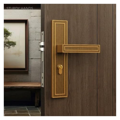 Cerradura de puerta de 45 mm con llave para dormitorios y zonas de estudio 5