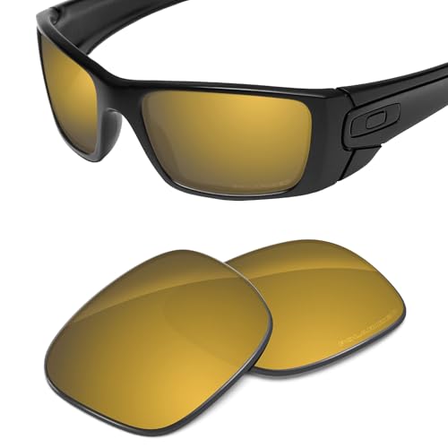 Image of Performance Replacement Lenses Compatible with Oakley Fuel Cell OO9096 Polarized, UV Protection, Anti-Scratch