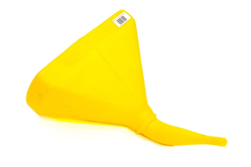 Funil D Scribner Plastics 6115Y Amarelo com Bocal de 45° e 35,6 cm
