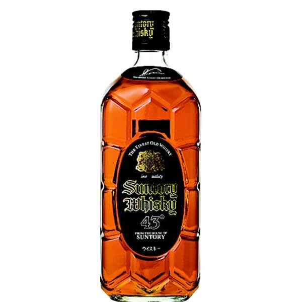 Amazon.co.jp: サントリー 黒角瓶(角瓶・黒) 43度 700ml [ウイスキー