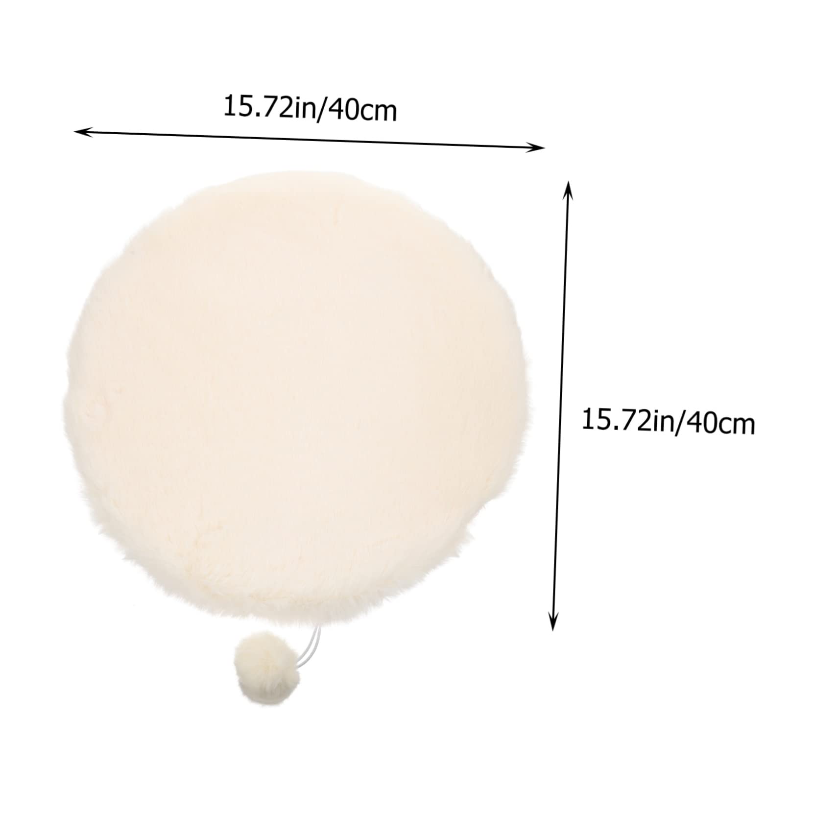 Totority 1Pc Faux Fur Cat Sleeping Pad Warm Cushion for Cats and Kittens Soft and Bed for Indoor Use Approximately Cheese