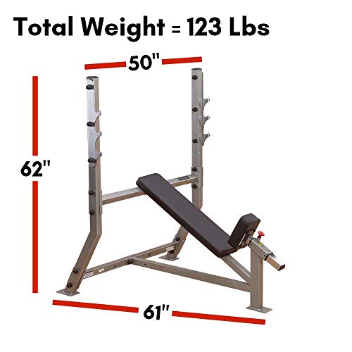 Body-Solid ProClubLine Incline Olympic Weight Bench (SIB359G)