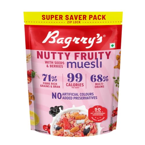 Bagrry's Nutty Fruity Muesli with Seeds & Berries 1kg - Image 2