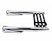 4 Step Boat Ladder, Stainless Steel Telescopic 4 Step Pontoon Boat Ladder, Extendable Dock Ladder for a Pontoon, Max. Load 900 Pound Capacity Marine Telecoping Ladder for Boat Yacht/Swimming Pool